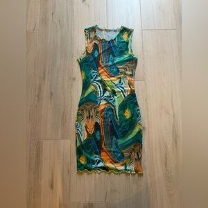 Colorful Sheer Cover Up